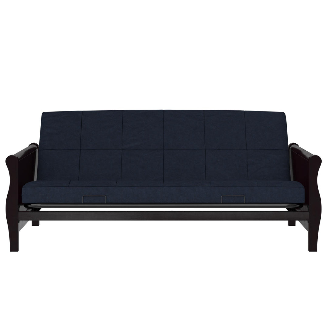 Willow 6 Inch Full Size Quilted Microfiber Futon Mattress - Blue - Full
