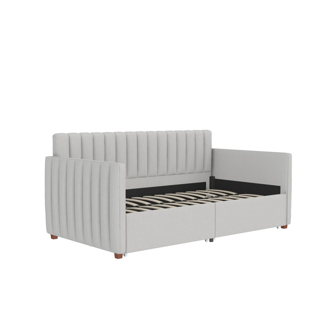 Brittany Daybed with Storage Drawers - Gray - Twin