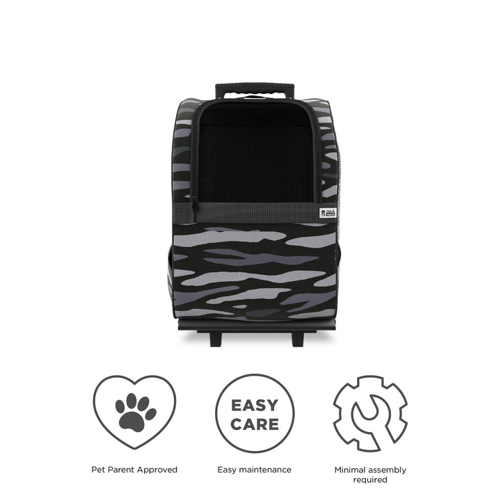 Maintenance and cleaning tips for pet trolley carriers -  Black Camouflage