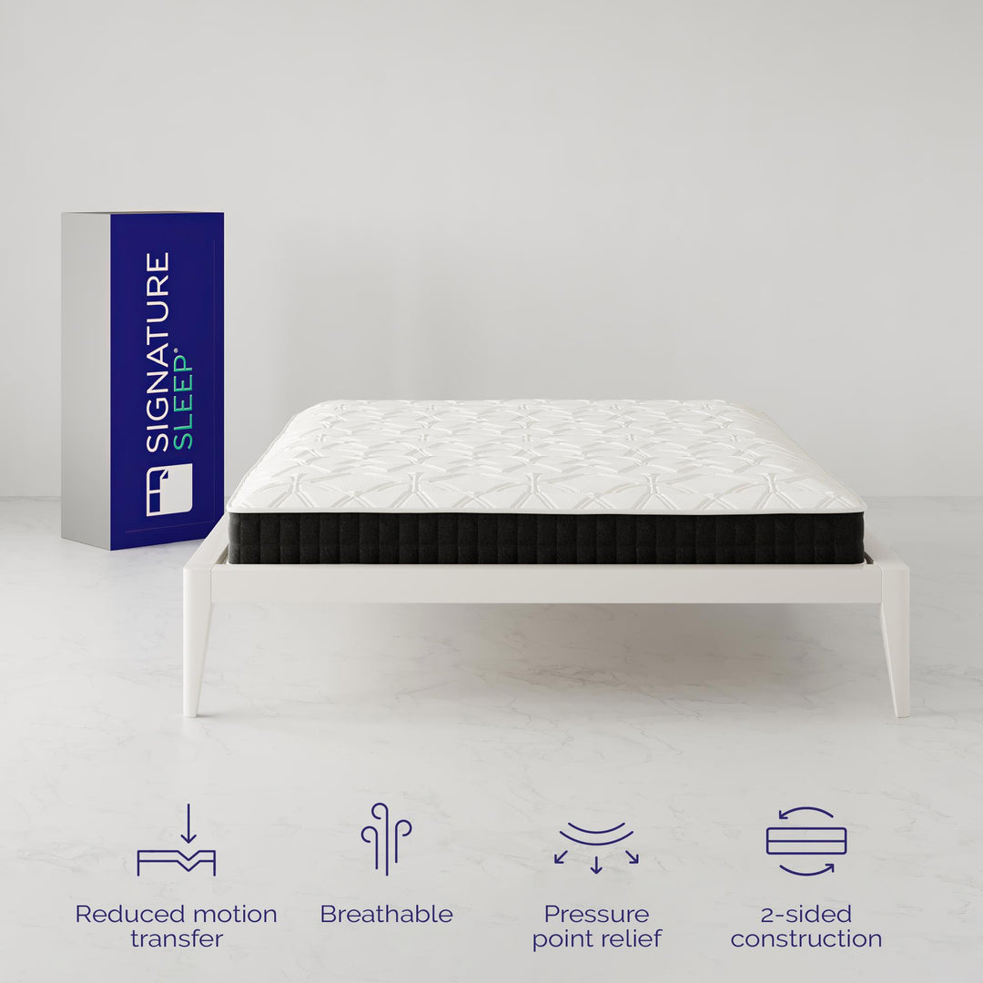 8 inch mattress for deep sleep -  White - Full