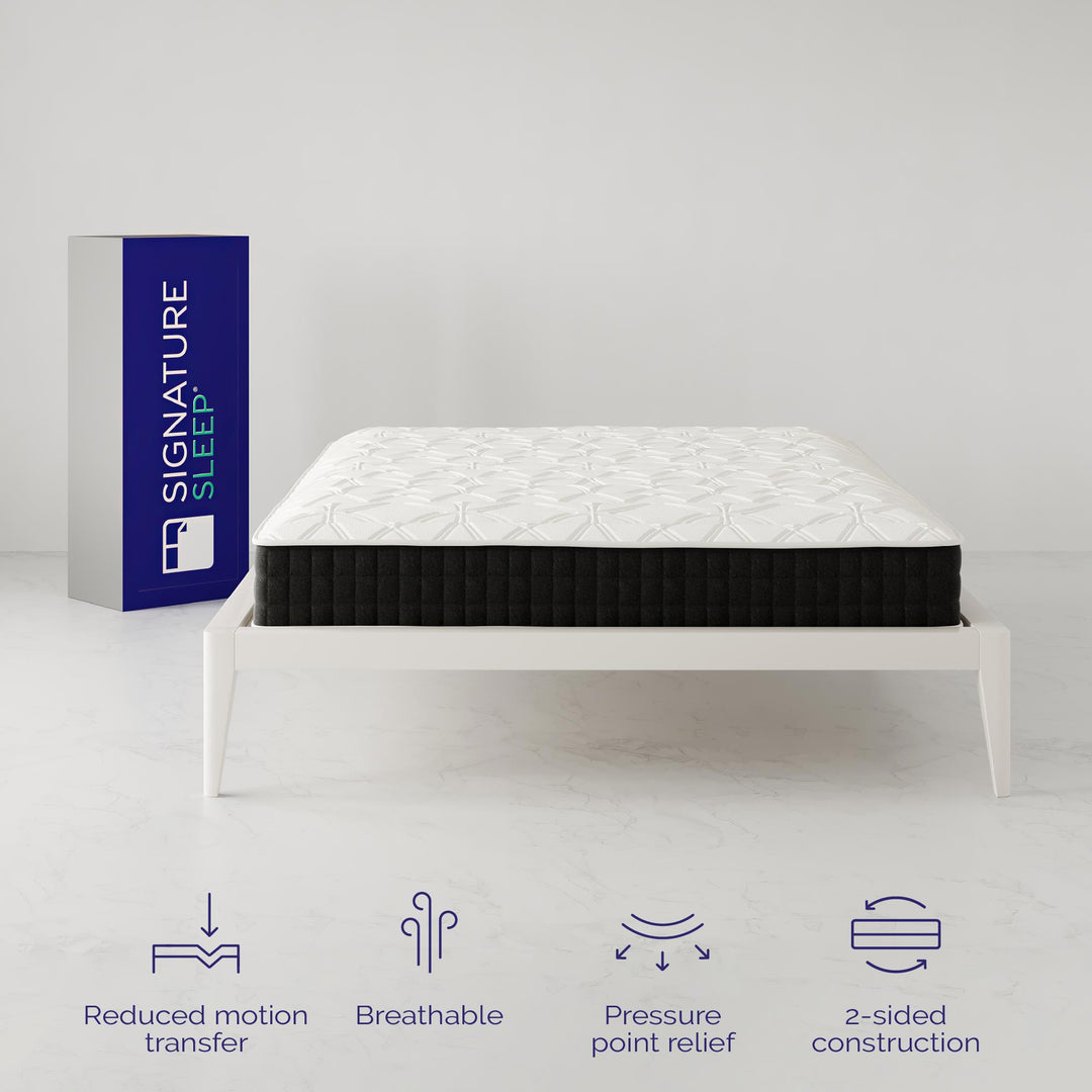 10 inch comfortable sleep mattress -  White - Queen