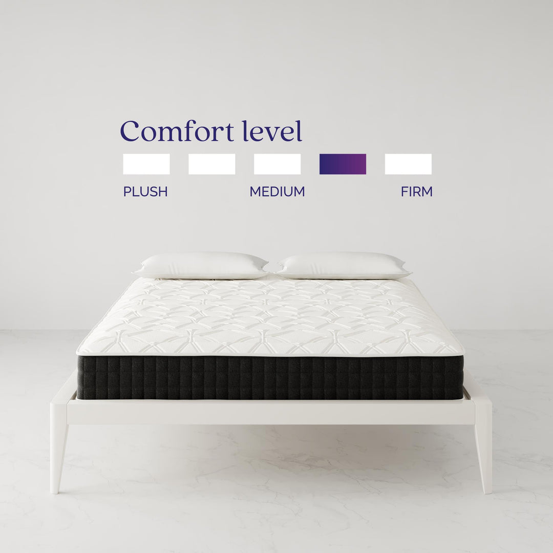 Durable reversible bed solution -  White - Queen