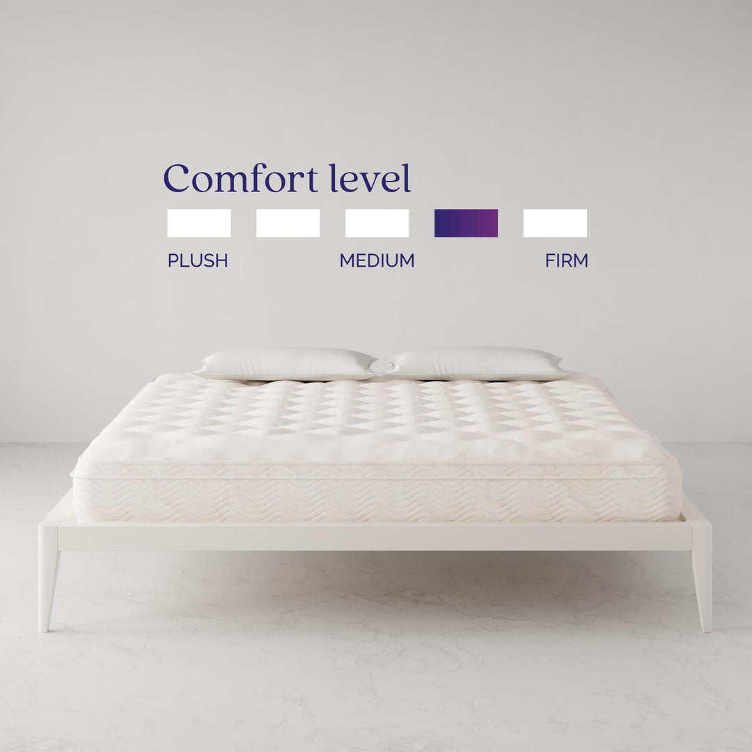 Triumph 10 Inch Innerspring Mattress with Euro Top - White - King