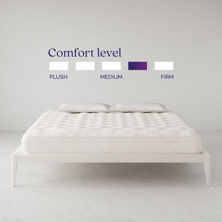 Triumph 10 Inch Innerspring Mattress with Euro Top - White - King