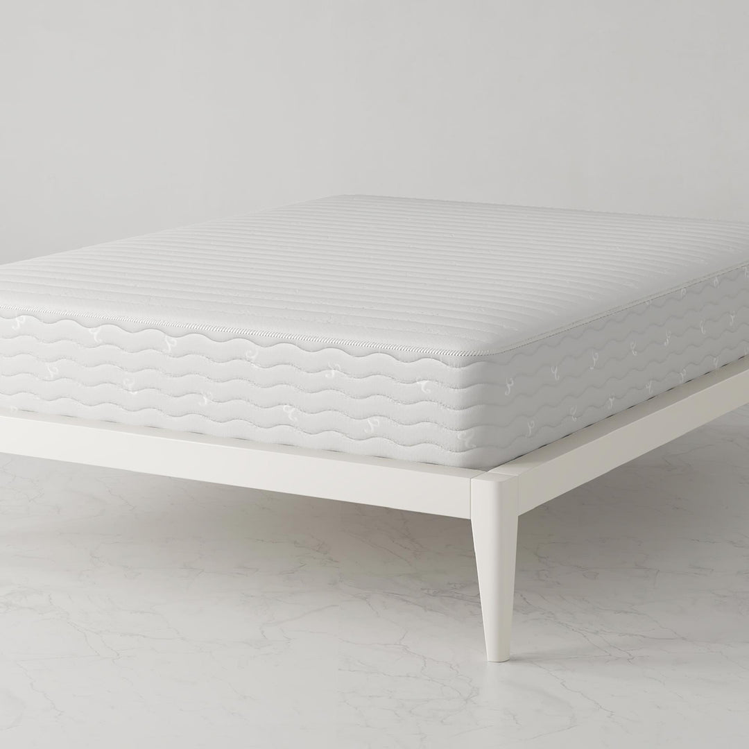 Contour 10 Inch Reversible Mattress with Independantly Encased Coils - White - Full