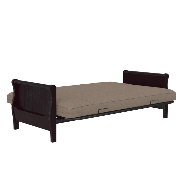 Willow 6 Inch Full Size Quilted Microfiber Futon Mattress - Tan - Full