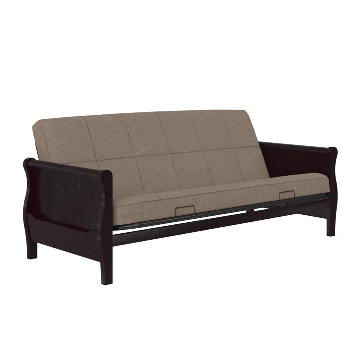 Willow 6 Inch Full Size Quilted Microfiber Futon Mattress - Tan - Full