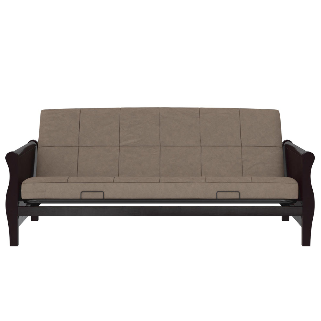Willow 6 Inch Full Size Quilted Microfiber Futon Mattress - Tan - Full
