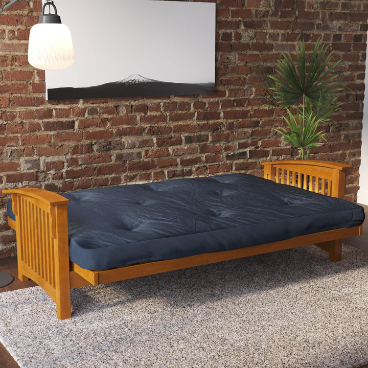 Kali 6 Inch Thermobonded High Density Polyester Fill Futon Mattress - Blue - Full