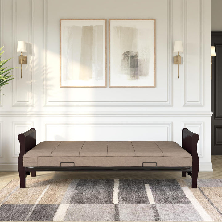 Lexi 6 Inch Quilted Futon Mattress - Tan - Full