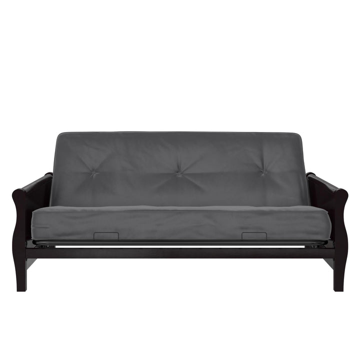 Carson 8 Inch Thermobonded High Density Polyester Fill Futon Mattress - Gray - Full