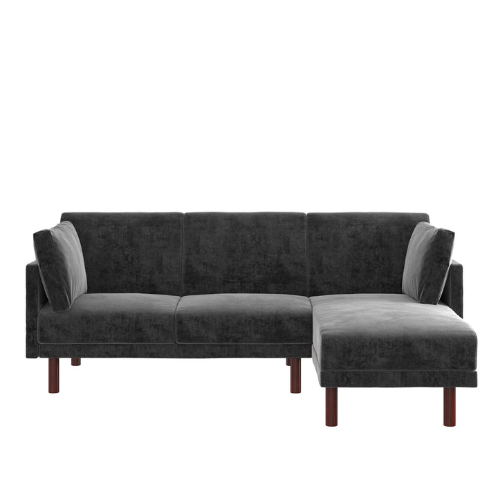 reclining sectional futon - Dark Gray