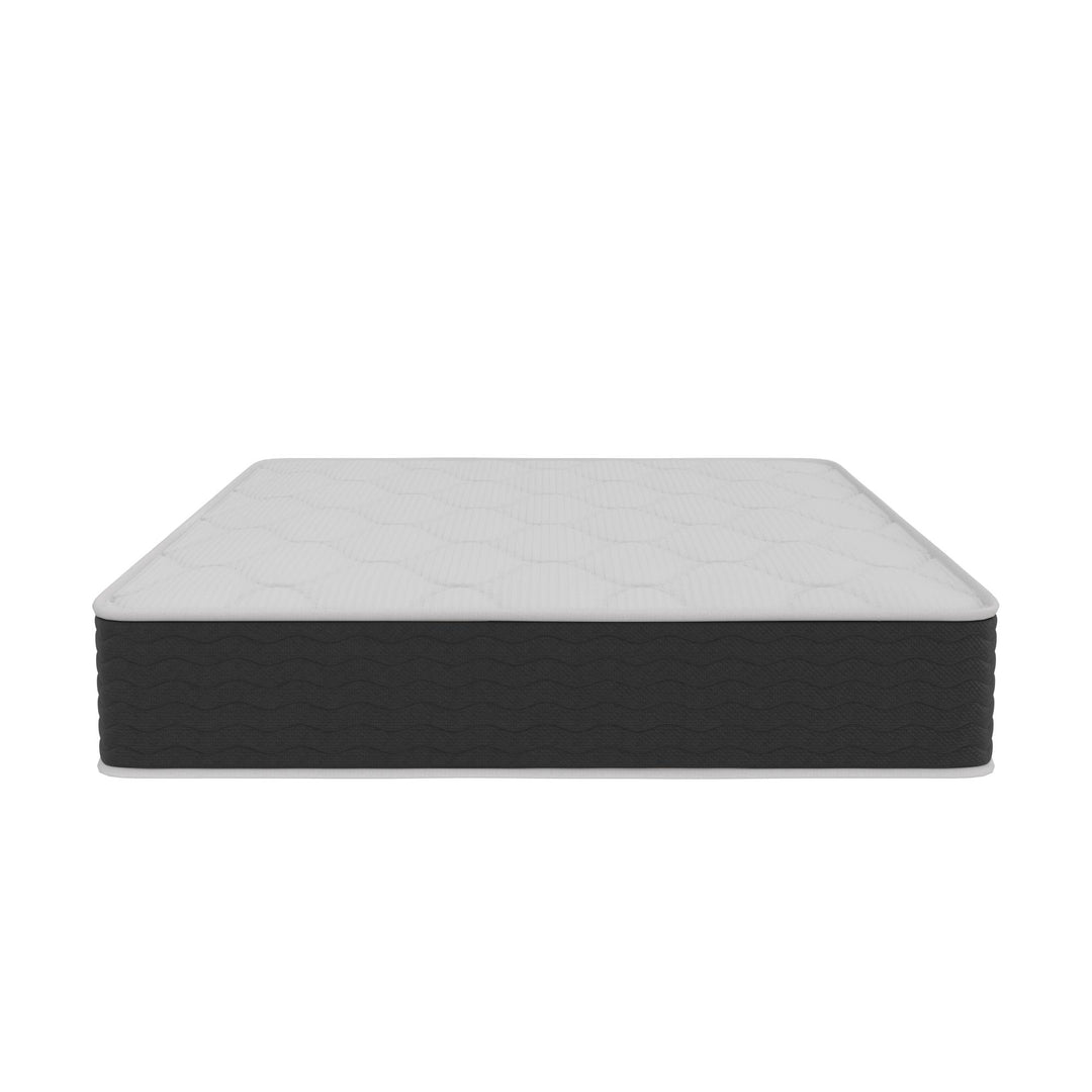 Vitality 10 Inch Encased Coil with Charcoal Infused Memory Foam Hybrid Mattress - White - Full