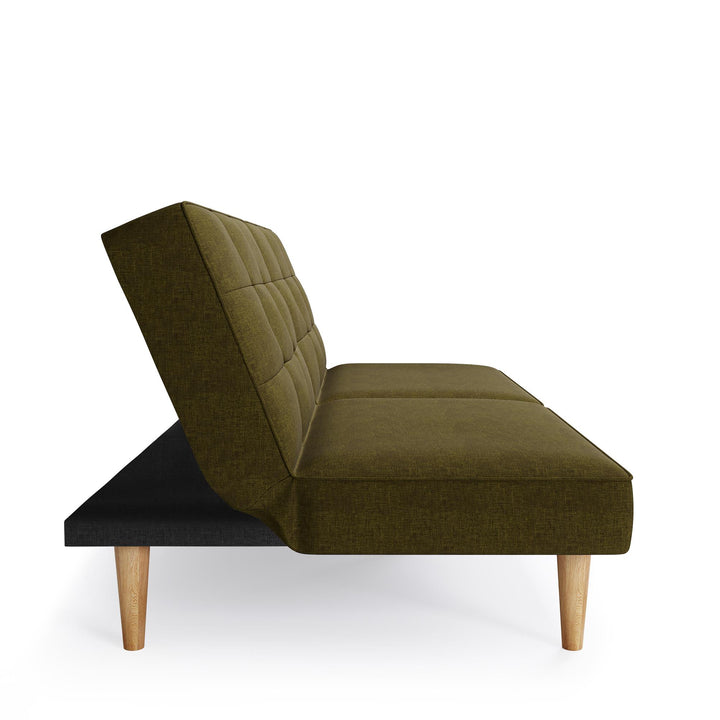 Upholstered sleeper sofa - Green