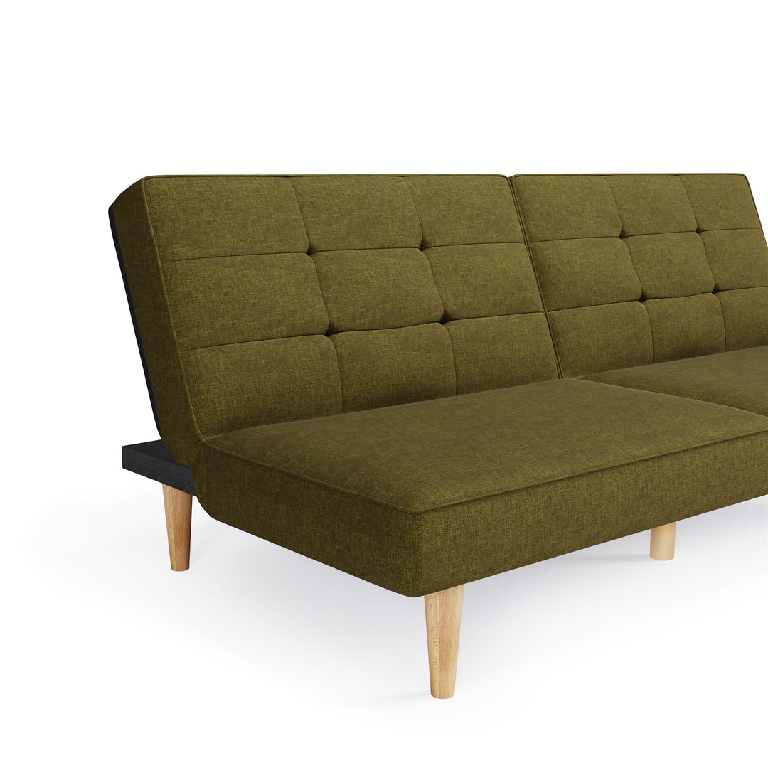 Versatile futon sofa bed - Green