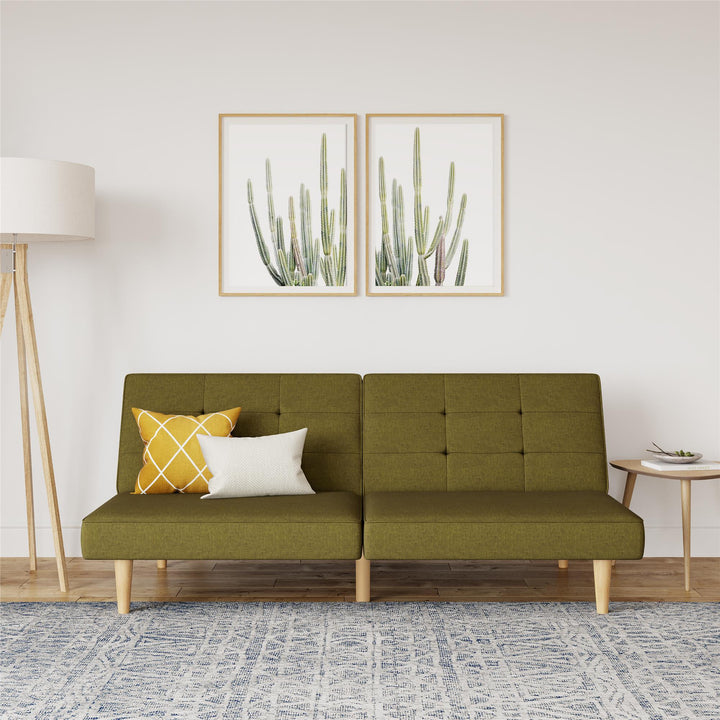 upholstered futon - Green