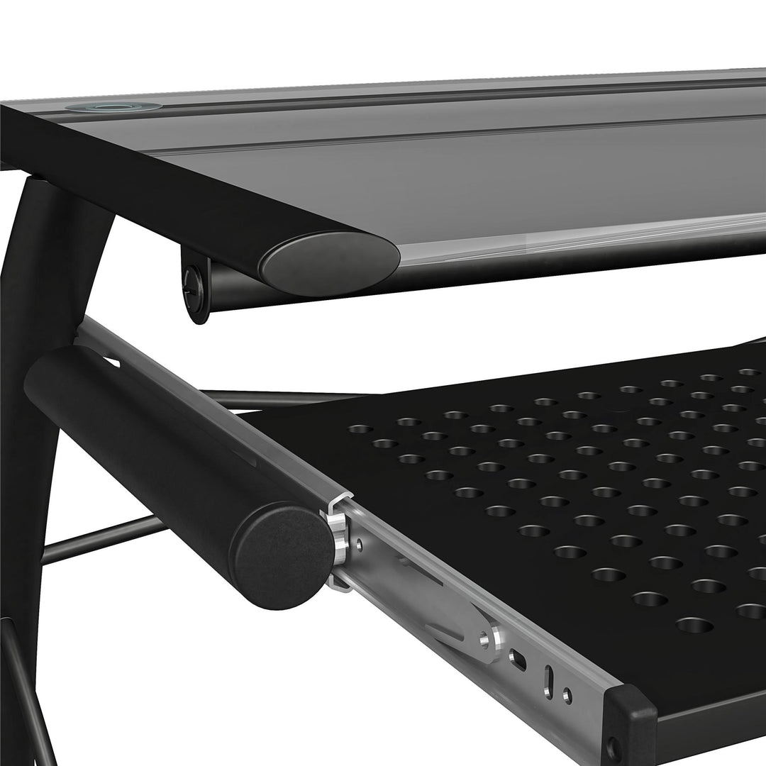 Desk with easy mobility -  Black