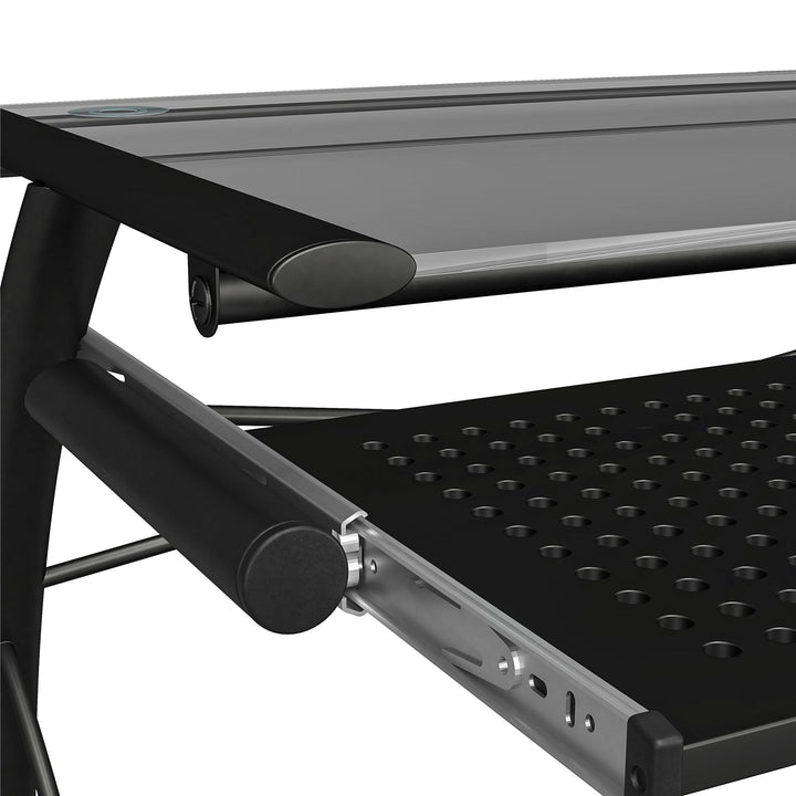Desk with easy mobility -  Black