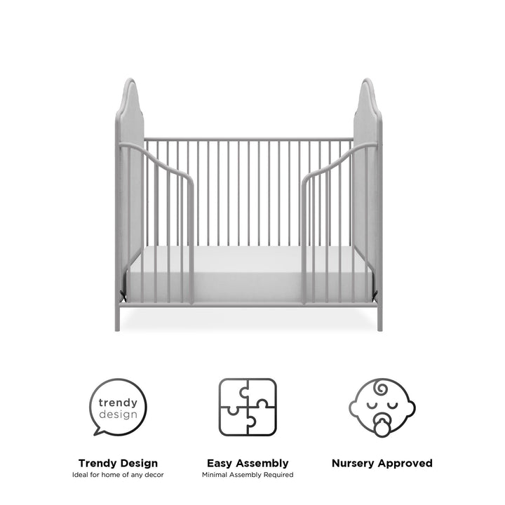 Piper toddler bed upgrade kit -  Dove Gray