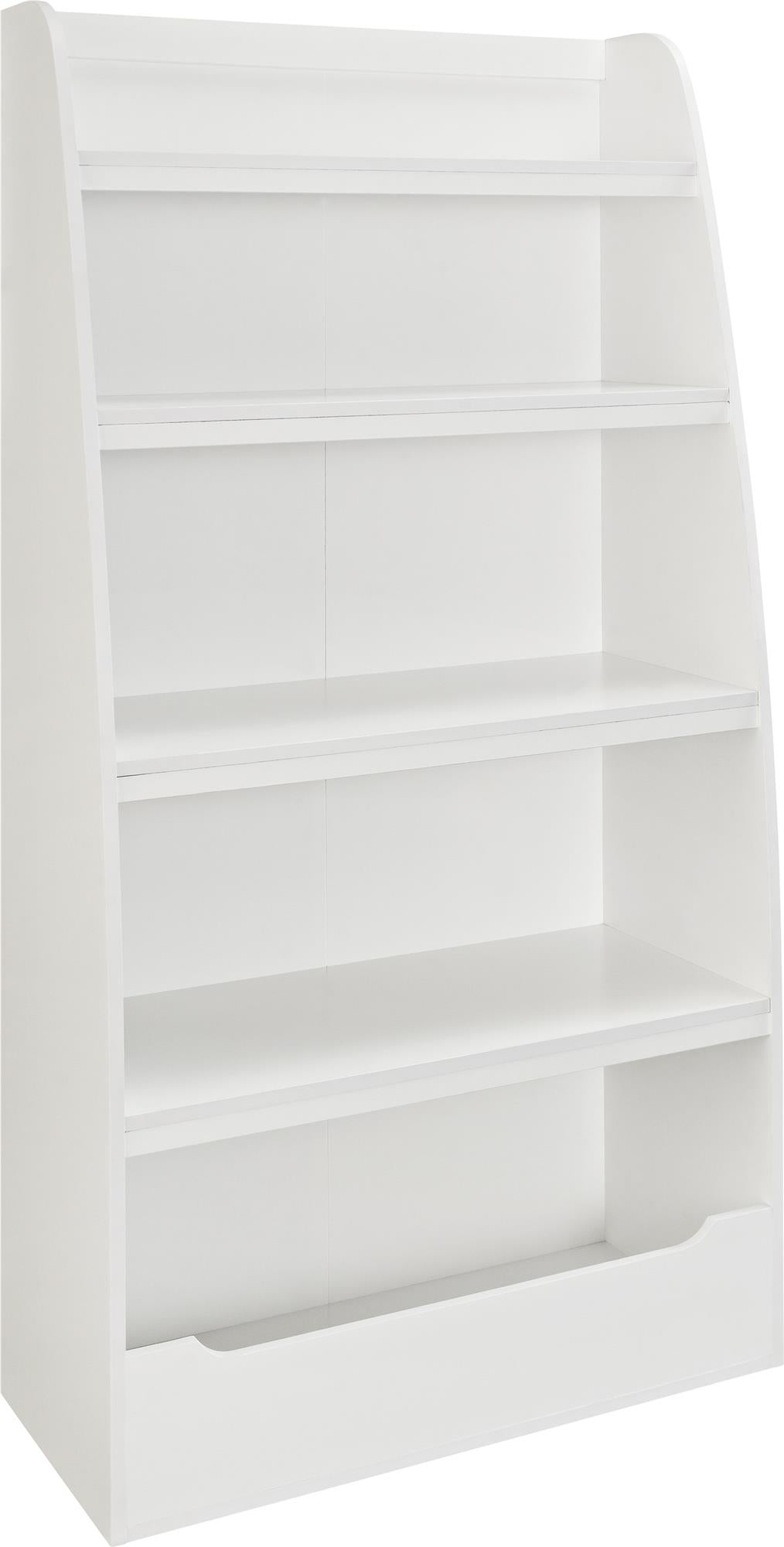 Essential bookcase with toy storage for kids -  Espresso