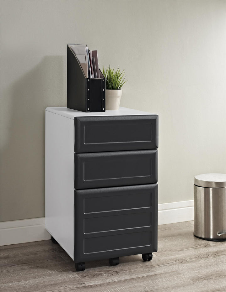 Pursuit Mobile Cabinet for office storage -  Gray