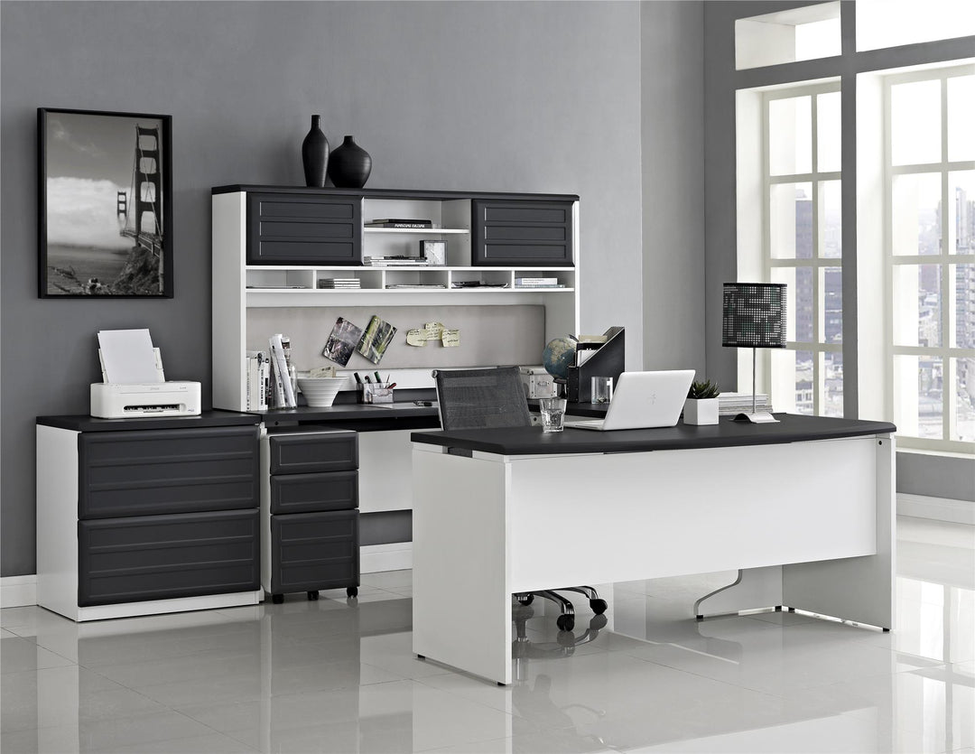 Pursuit Cabinet with lock and wheels -  Gray