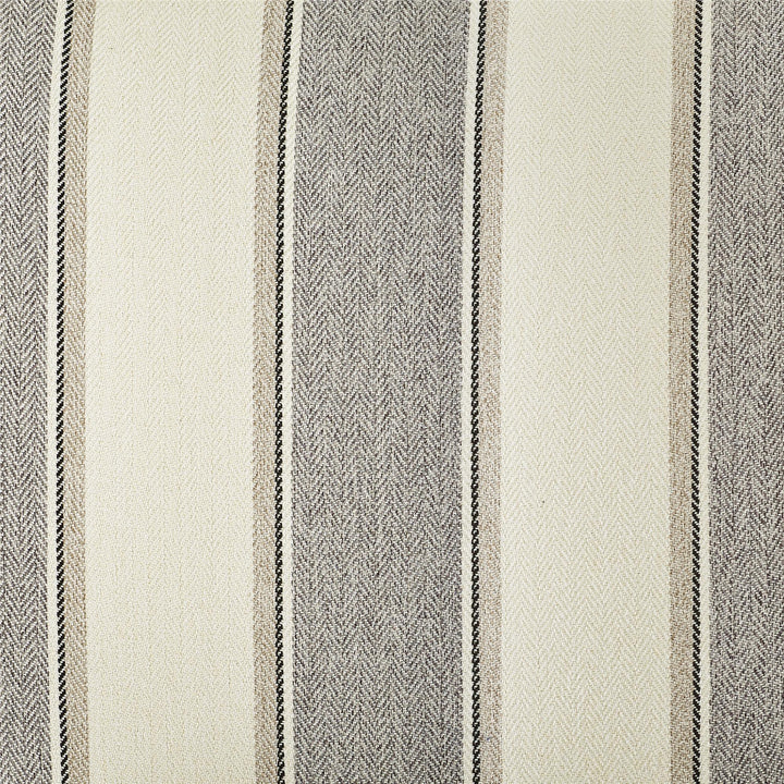 Reva Nail Head Trim Club Accent Chair Upholstered -  Gray Stripe