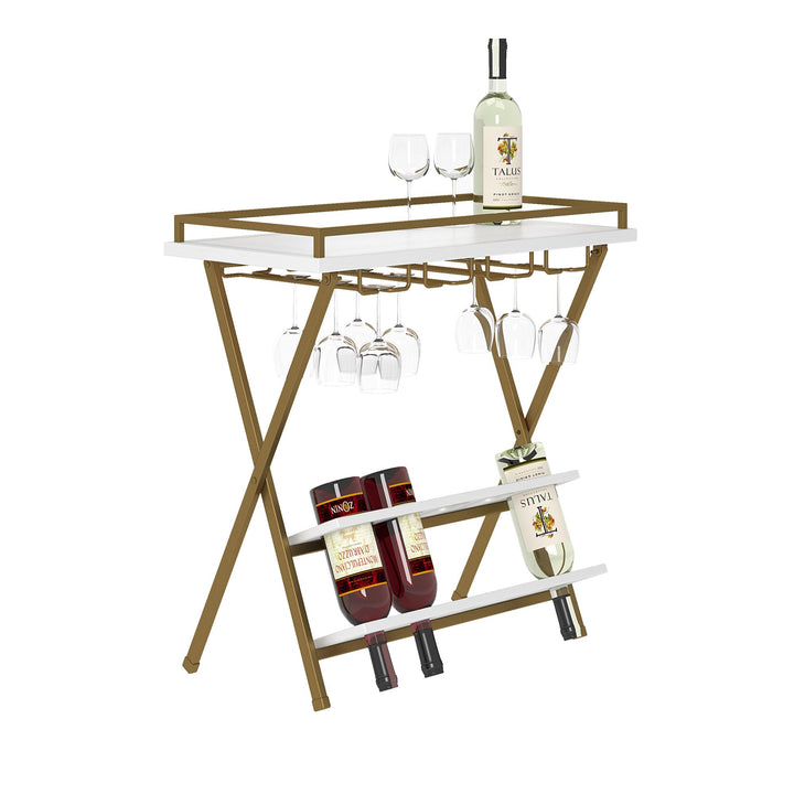 Cosmopolitan design wine rack -  White