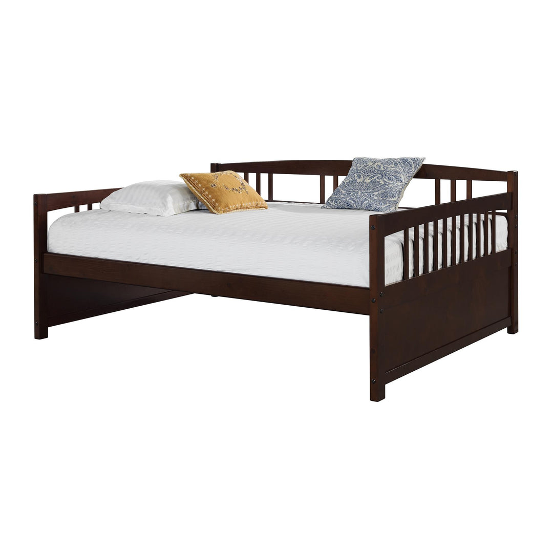 Full Size Wood Daybed Morgan -  Espresso  -  Full