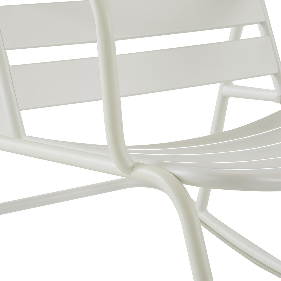 rocking chair for lawn  - White