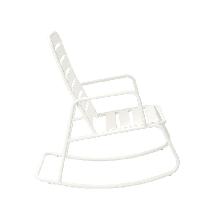 Roberta Outdoor/Indoor Rocking Chair  - White