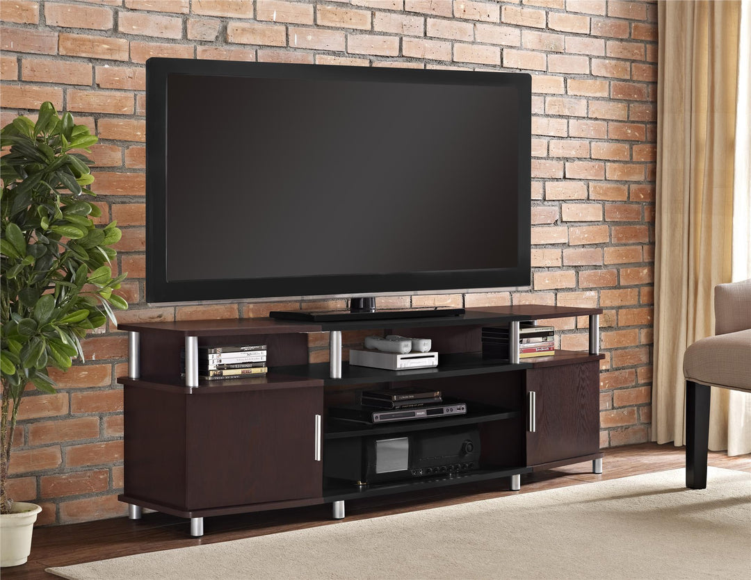 Contemporary TV Stand for TVs up to 70 Inch -  Cherry