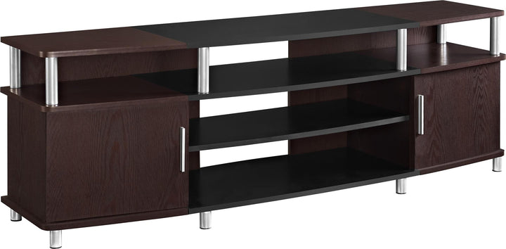 Modern Carson Contemporary TV Stand -  Cherry