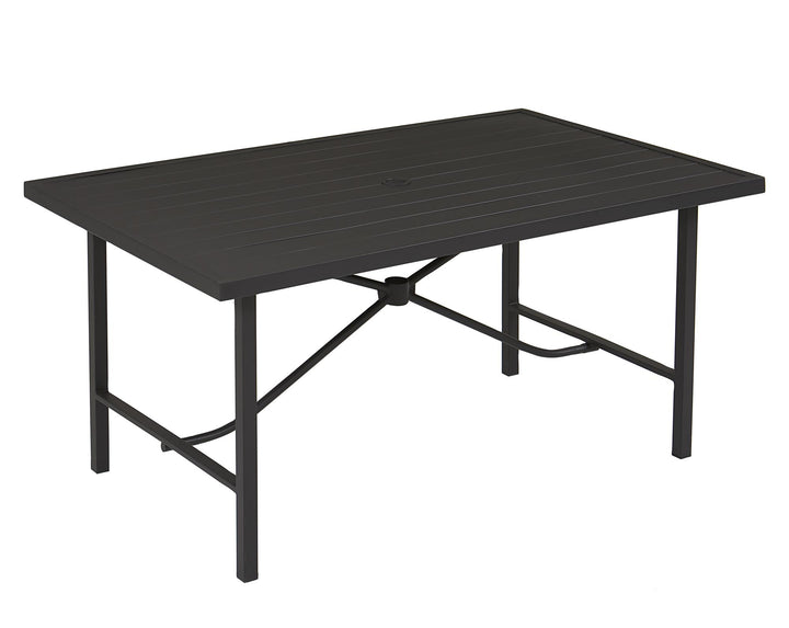 Durable 7 Piece Paloma Dining Set -  Charcoal
