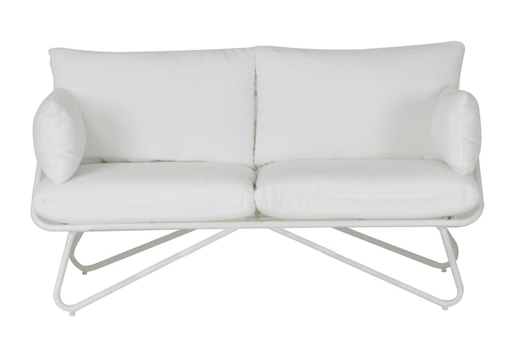 outdoor lounge chair set - White