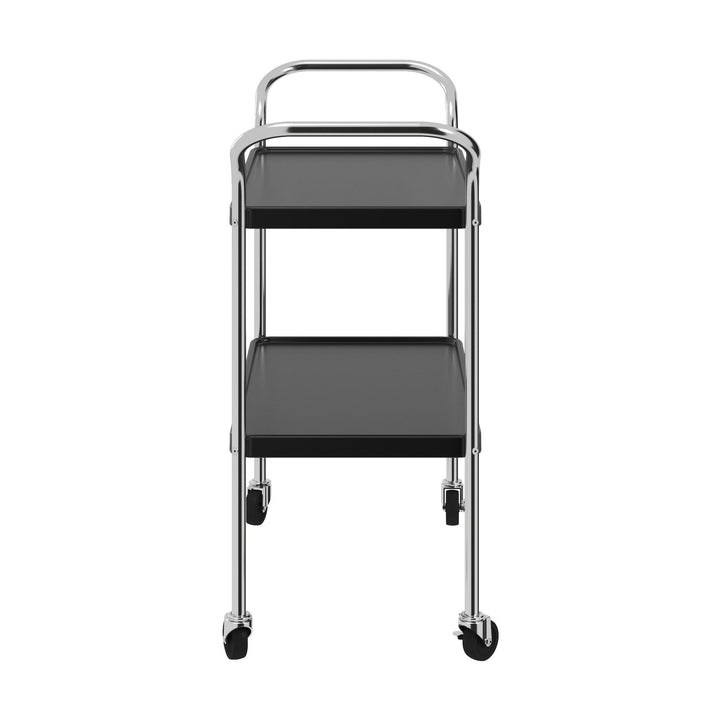 Stylaire serving cart with 2 tiers -  Black 