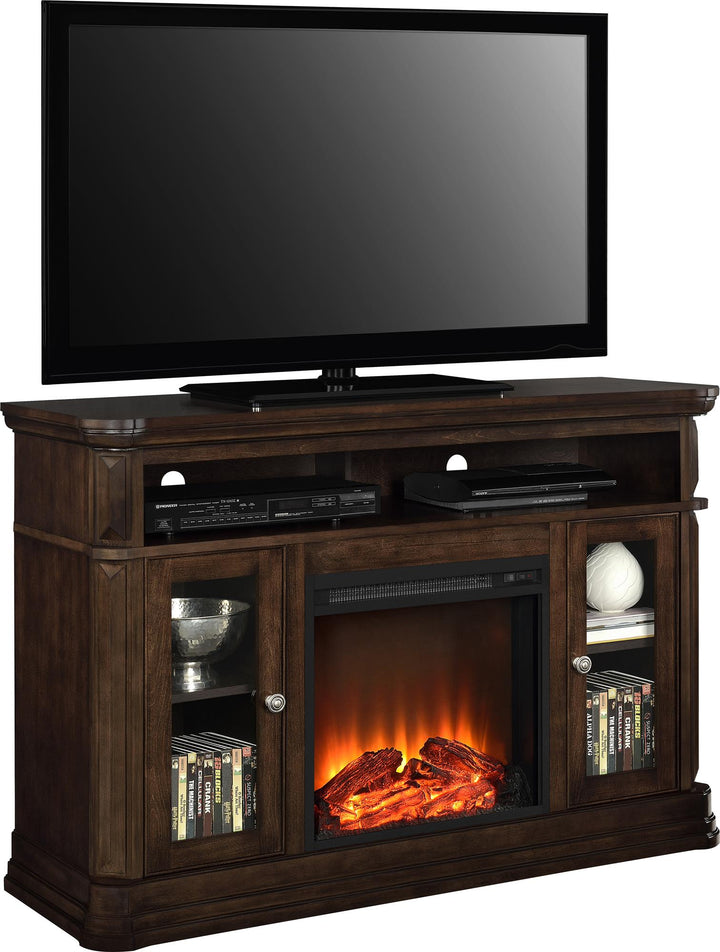 Electric Fireplace Brooklyn TV Console for 50 Inch -  Espresso