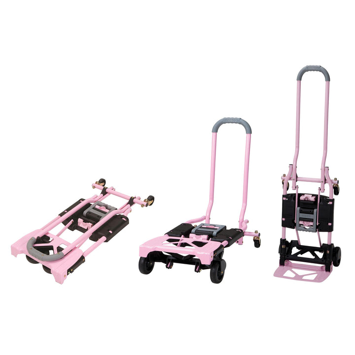 Shifter Folding Hand Truck and Cart by COSCO -  Pink 