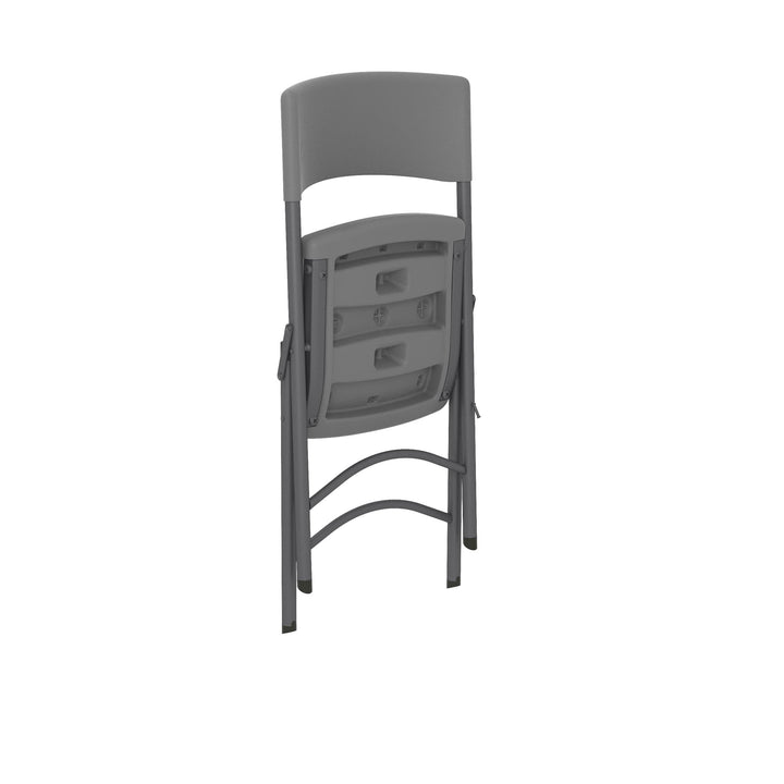 Durable commercial folding chair -  Gray 