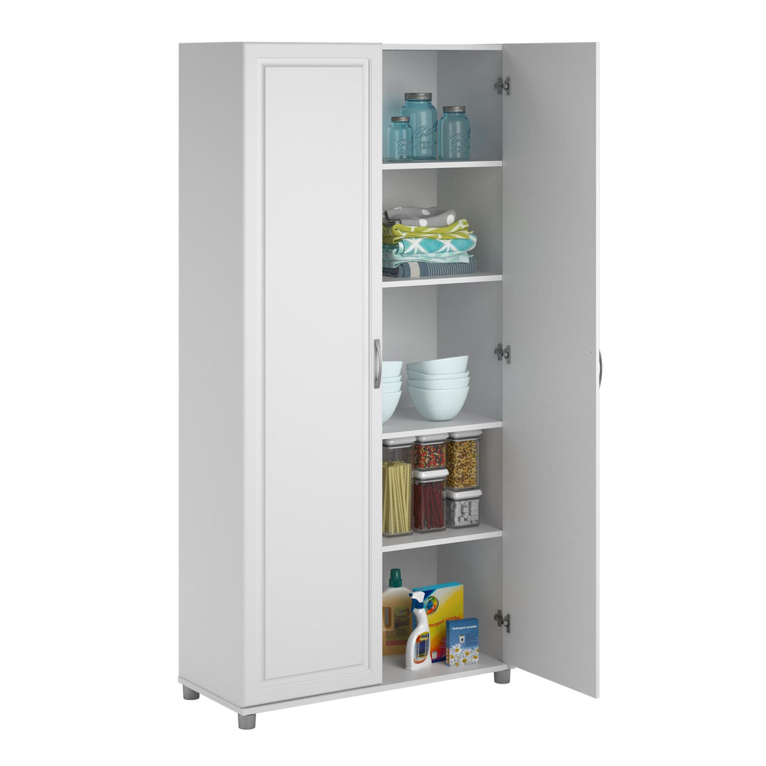 36-inch utility storage cabinet - White