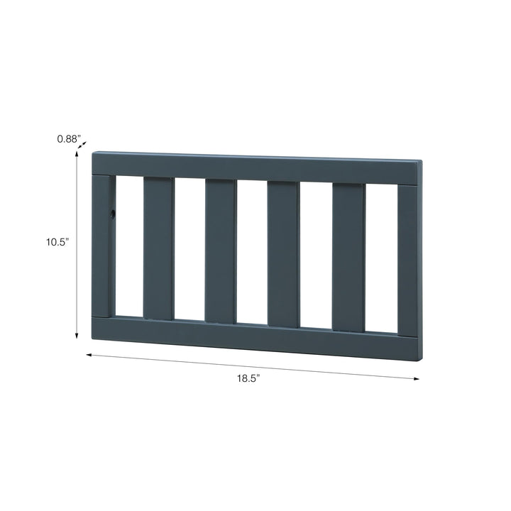 Best Toddler Guardrail for Crib Conversion -  Graphite Blue