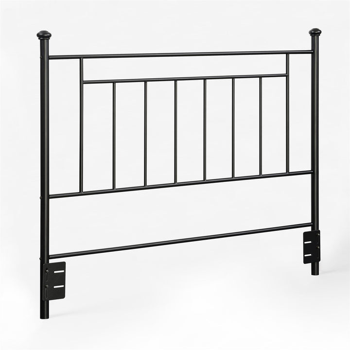 Elegant Metal Headboard Provo Design -  Black