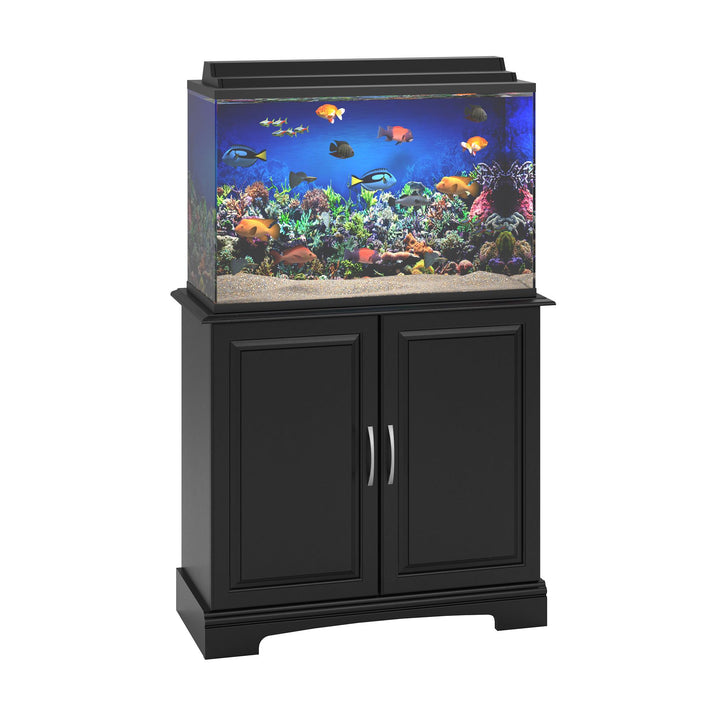 29 gallon aquarium with stand - Black