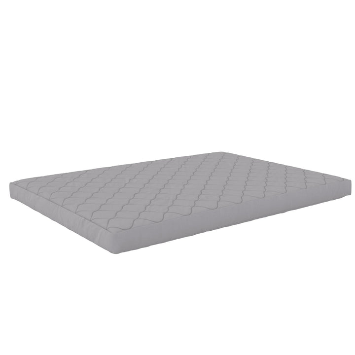 Dana 6 Inch Quilted Mattress with Removable Cover and Thermobonded Polyester Fill - Gray - Full