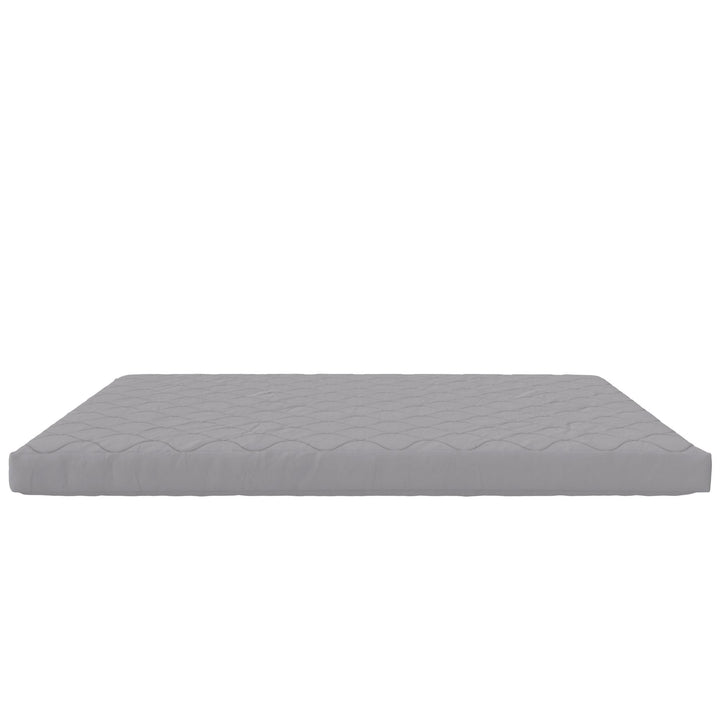 Dana 6 Inch Quilted Mattress with Removable Cover and Thermobonded Polyester Fill - Gray - Full