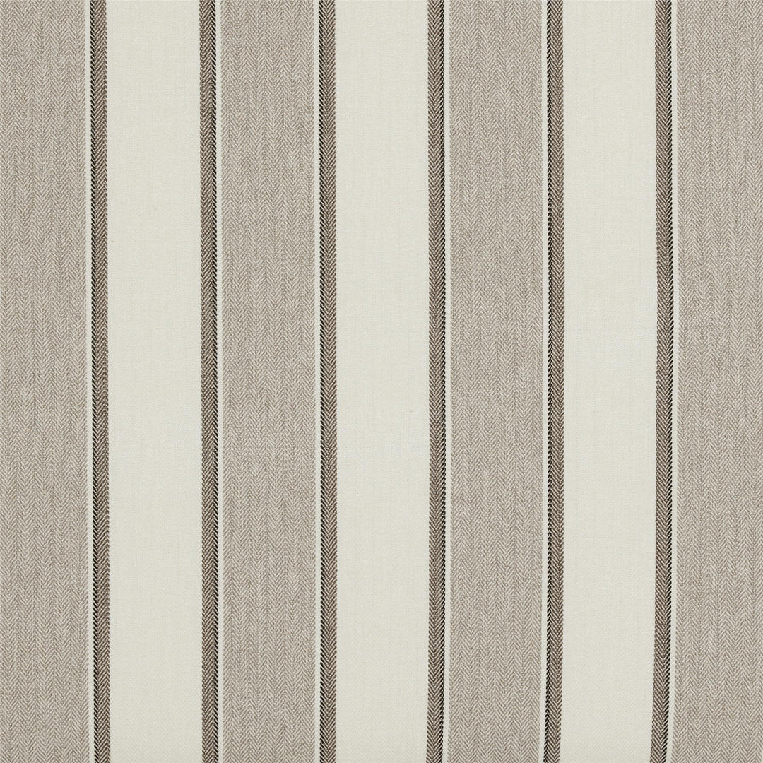 Sutton Camelback Striped Headboard - Beige Stripe - N/A