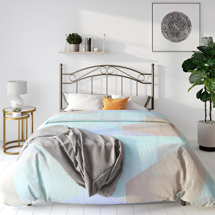 Winnie Adaptable Metal Headboard -  Bronze
