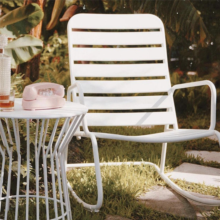 Roberta Outdoor/Indoor Rocking Chair - White
