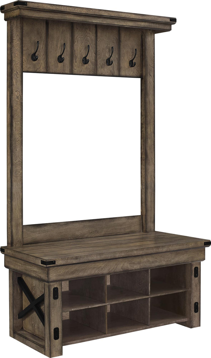 Wildwood hall storage unit -  Rustic Gray