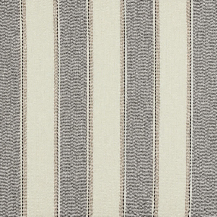 Sutton Camelback Striped Headboard - Gray Stripe - N/A